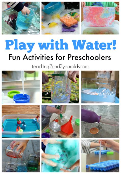 15 Fun Water Activities For Preschoolers Water Activities Activities