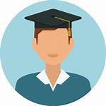 User Student Avatar Graduate Icon Professions Education