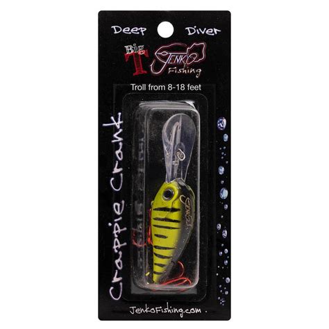 Jenko Fishing Crappie Crank Round Bill Deep Diving Crankbait