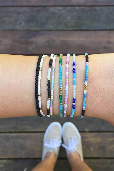 Simple And Colorful Pura Vida Bracelets Beaded Bracelets Summer