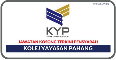 Contact university college of yayasan pahang on messenger. Jawatan Kosong Terkini Kolej Yayasan Pahang • Jawatan ...