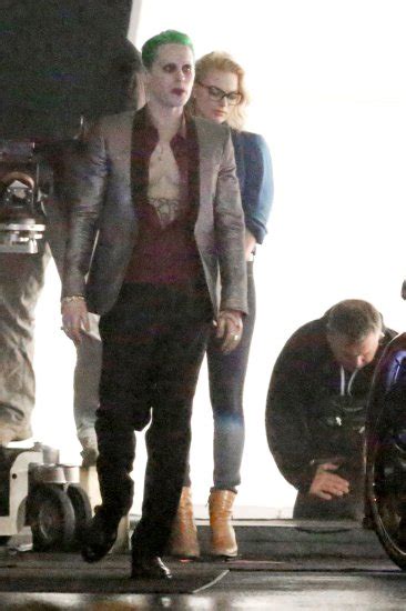 Le Joker Et Harley Quinn Sur Le Plateau De Suicide Squad