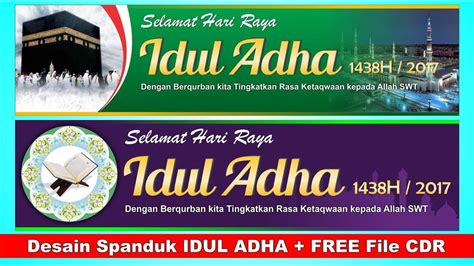 Desain Banner Idul Adha Dengan Coreldraw Tutoriduan