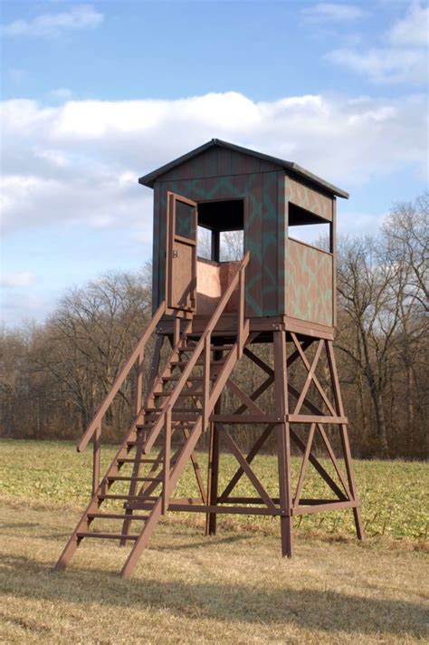 Amish Built Deer Blinds Fully Enclosed With 360° Views