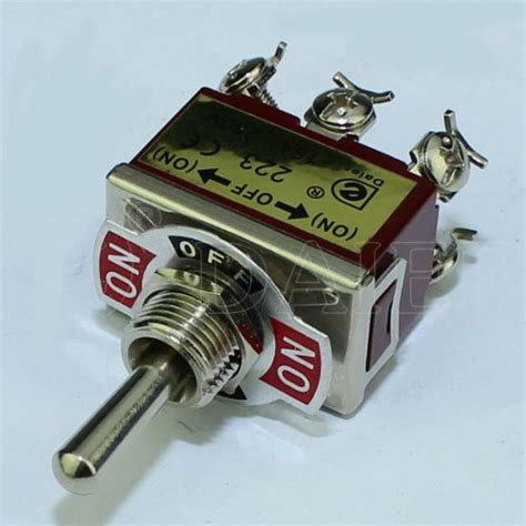 China Auto 15a 3 Way On Off On Spring Loaded Toggle Switch China