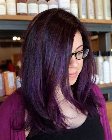 Nice Dark Purple Hair Ideas That Will Tease And Splash Teinture Cheveux Cheveux Id E