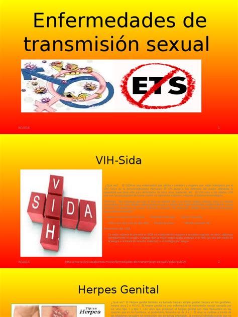 Enfermedades De Transmisión Sexual Ets Infección Transmitida Sexualmente Vih Sida