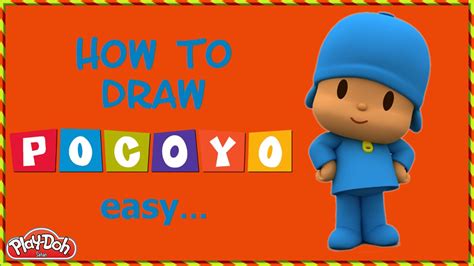 How To Draw Pocoyo Easy Drawing Tutorial For Kids Youtube
