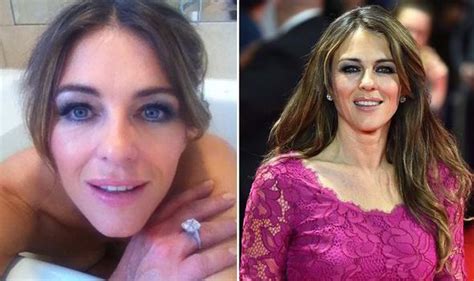 Elizabeth Hurley Shares Sexy Selfie Of Her Taking A Soak In The Tub