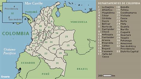 Mapa De Colombia Y Sus Capitales Imagui