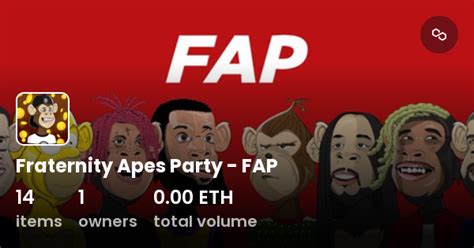 Fraternity Apes Party Fap Collection Opensea