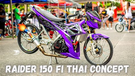 Raider 150 Fi Thai Concept X Motorshow Compilation Best Build 2022