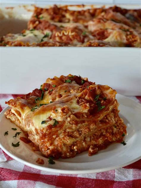 Italian Turkey Lasagna Easy No Boil Recipe This Italian Kitchen