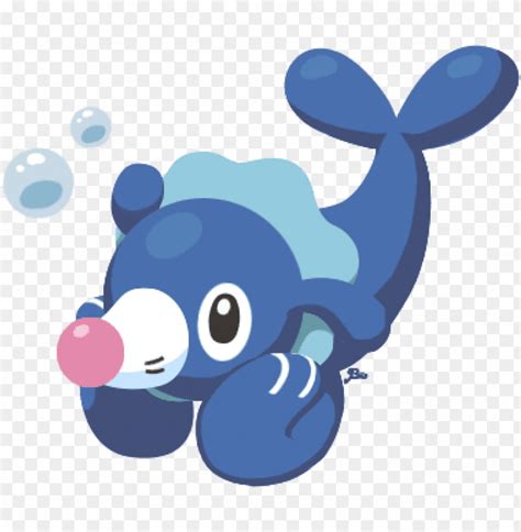 Free Download HD PNG A Popplio For Red Nose Day Blue Pokemon With Red Nose PNG Image With