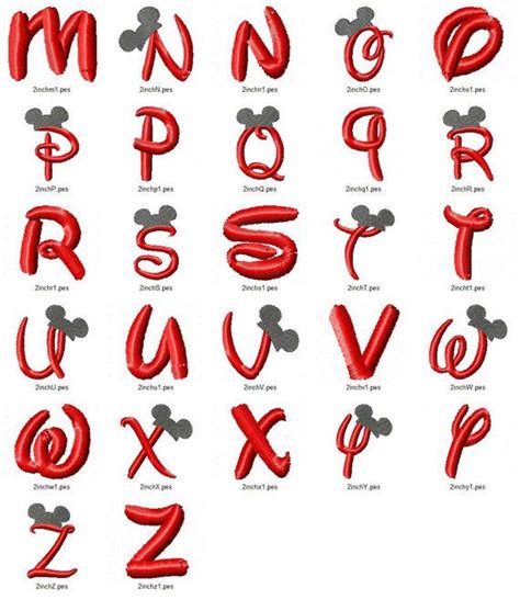 17 Best Images About Letras Disney On Pinterest Disney Fonts And