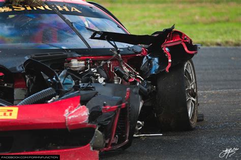 Gallery Disaster Strikes Ferrari 458 Crash Motorsport Retro
