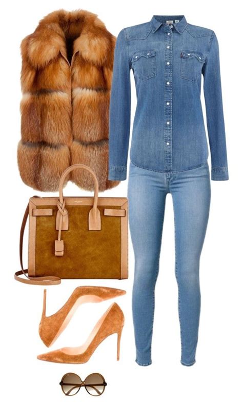 Denim And Fur Fall Fashion Outfits Winter Fashion Outfits Fashion Outfits