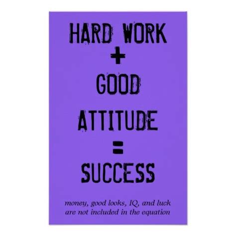Formula for Success Poster | Zazzle.com | Success poster, Motivational quotes for success ...