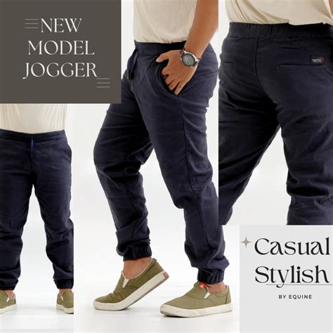 Jual Celana Jogger Pria Panjang Dewasa Basic Polos Murah Terbaru