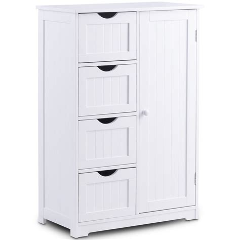 Maybe you would like to learn more about one of these? Costway: Costway Wooden 4 Drawer Bathroom Cabinet Storage ...