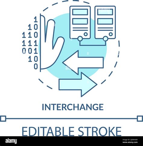 Interchange Turquoise Concept Icon Stock Vector Image And Art Alamy
