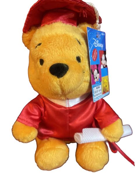 Disney+Winnie+the+Phooh+Graduation+Plush+6%E2%80%9D+Limited+Edition for