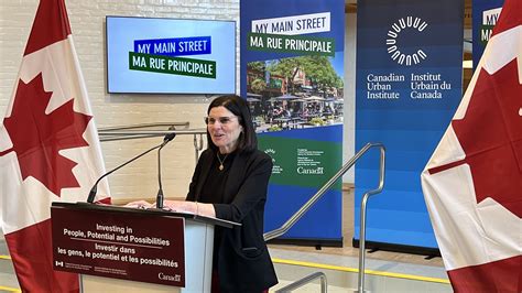 Government Of Canada Invests In Main Streets And Neighbourhoods Across