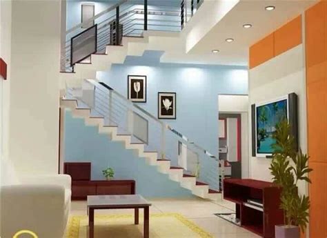 Living Room Indian Duplex House Interior Design Decorating Ideas