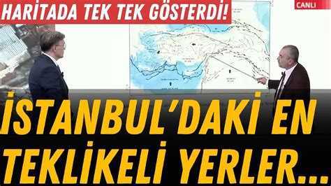 İstanbul daki deprem tehlikesi En riskli yerler neresi I tv100 I