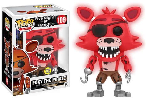 Funko Pop Five Nights At Freddys Glows In The Dark Foxy The Pirate 2f6