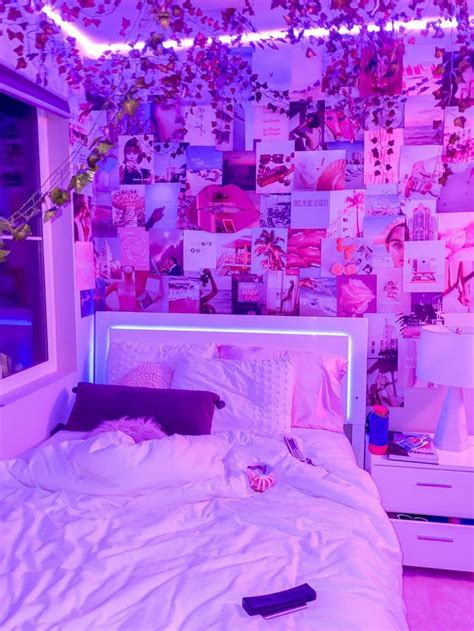 Pin By Zaryia Charles On Room Inspo ¡♡ Neon Bedroom Neon Room