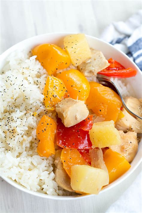 It's so nice to just cozy up to a warm from the oven dinner on a. Sweet Hawaiian Crockpot Chicken