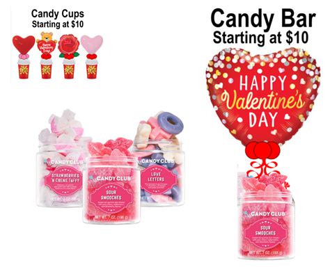 Valentines Day Balloon Candy Cups And Candy Bar Ts Lavendar In
