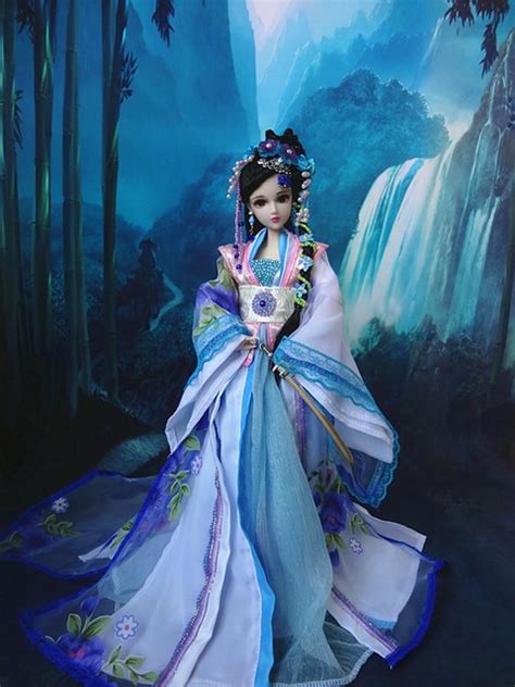 12 Chinese Princess Doll Collectible Bjd Girl Dolls With Flexible Joints Body 3d Reastic Eyes