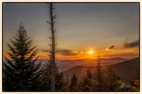 Sunset At Clingmans Dome In The Smoky Mountains Tn Flickr