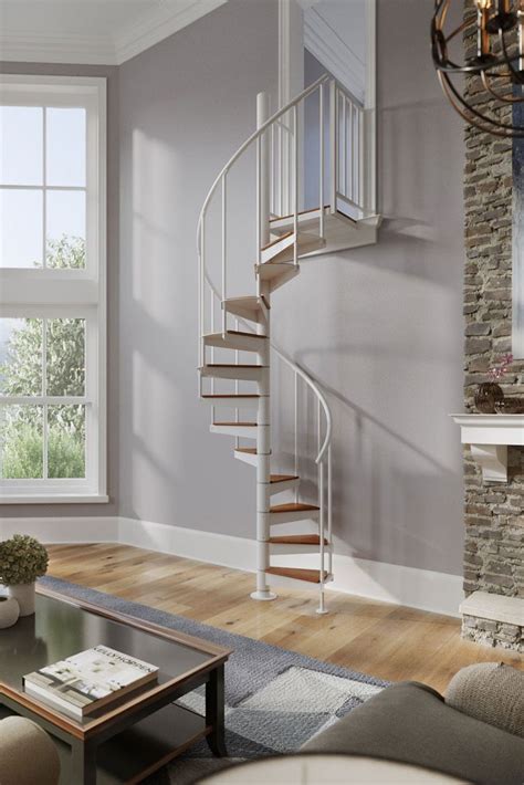 Ultimately the question of code compliance is a local matter. Mylen Spiral Stairways | Spiral stairs design, Staircase in living room, Stairs in living room