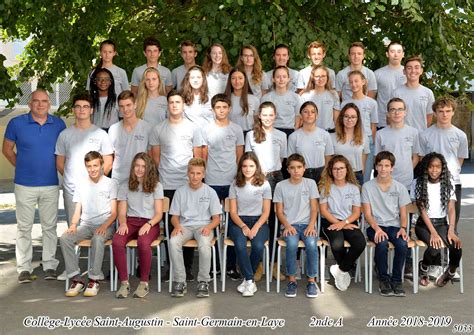 Photos De Classe 2018 2019 Saint Augustin Collège Et Lycée Privé