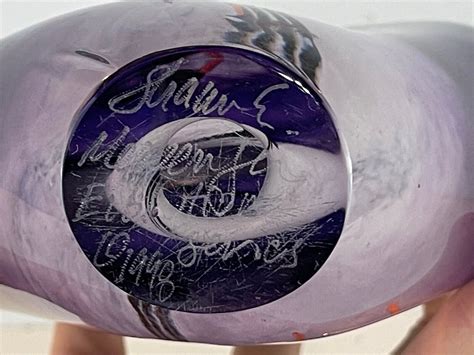 Shawn Elizabeth Messenger 1998 Evolution Series Signed Art Glass Paperweight Ebay