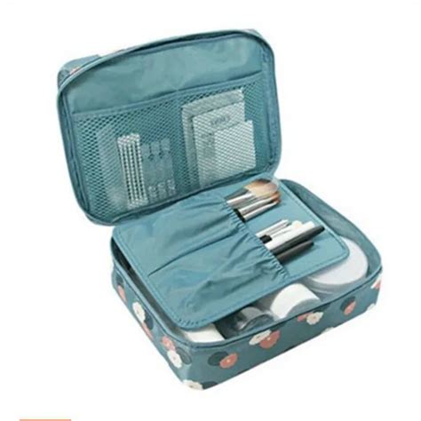 Brand New Waterproof Portable Zipper Cosmetic Bag Dot Beauty Case Make Up Tas Purse Organizer