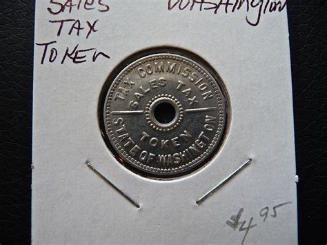 Check spelling or type a new query. State of Washington Sales Tax Token - For Sale, Buy Now Online - Item #111401