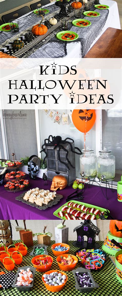 Kids Halloween Party Ideas Honeybear Lane