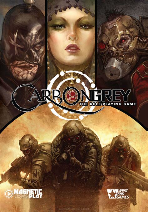 Carbon Grey Rpg The Role Playing Game Core Rule Book Magnetic Press