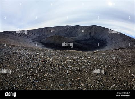 Top Of The Hverfjall Crater In Northern Iceland Stock Photo Alamy