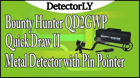 Metal detector generic detecting harness,the ergonomic harness design evenly distributes weight from your shoulder via making your detecting swing lighter. Bounty Hunter QD2GWP Quick Draw II Metal Detector with Pin ...