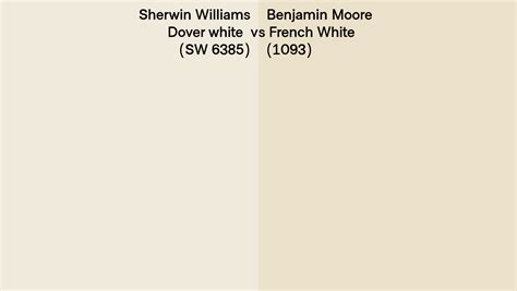 Sherwin Williams Dover White Sw 6385 Vs Benjamin Moore French White