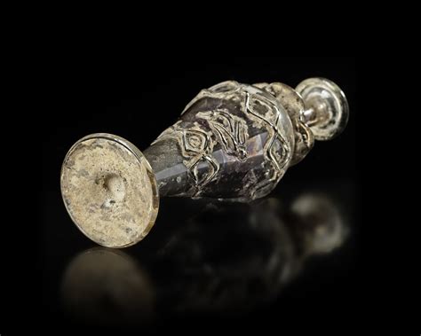 A Fatimid Glass Parfum Bottle Egypt Or Syria 10th 11th Century