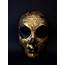 AvailableGold Skull Mask Masquerade Gold  Etsy