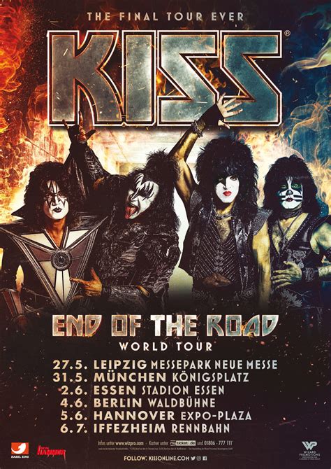 Kiss End Of The Road World Tour 2019 Wizard Promotions
