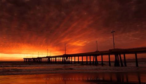 Burning Sky Over Venice Beach Amazing Sunsets Sunset Pictures Sunset