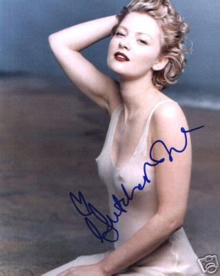 Gretchen Mol Sexy In Sheer Slip Signed